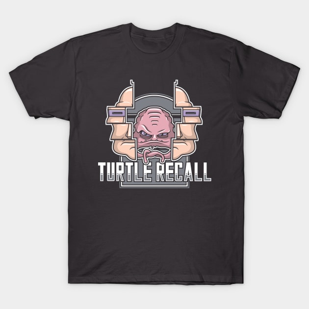 Turtle Recall T-Shirt by adho1982